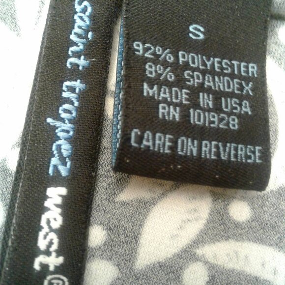 San Tropez West Tie Back Blouse Size: S - Picture 12 of 14